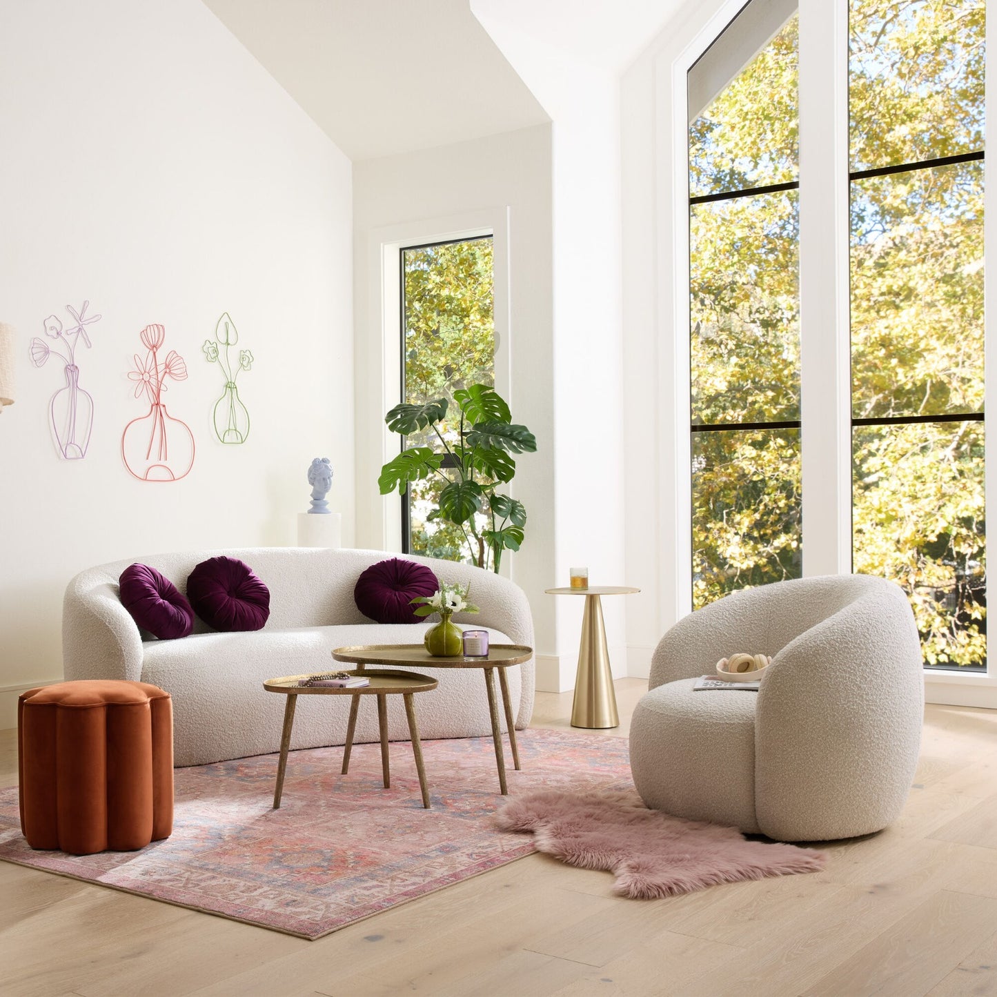 Vitoria Curve Sofa - 3 seater