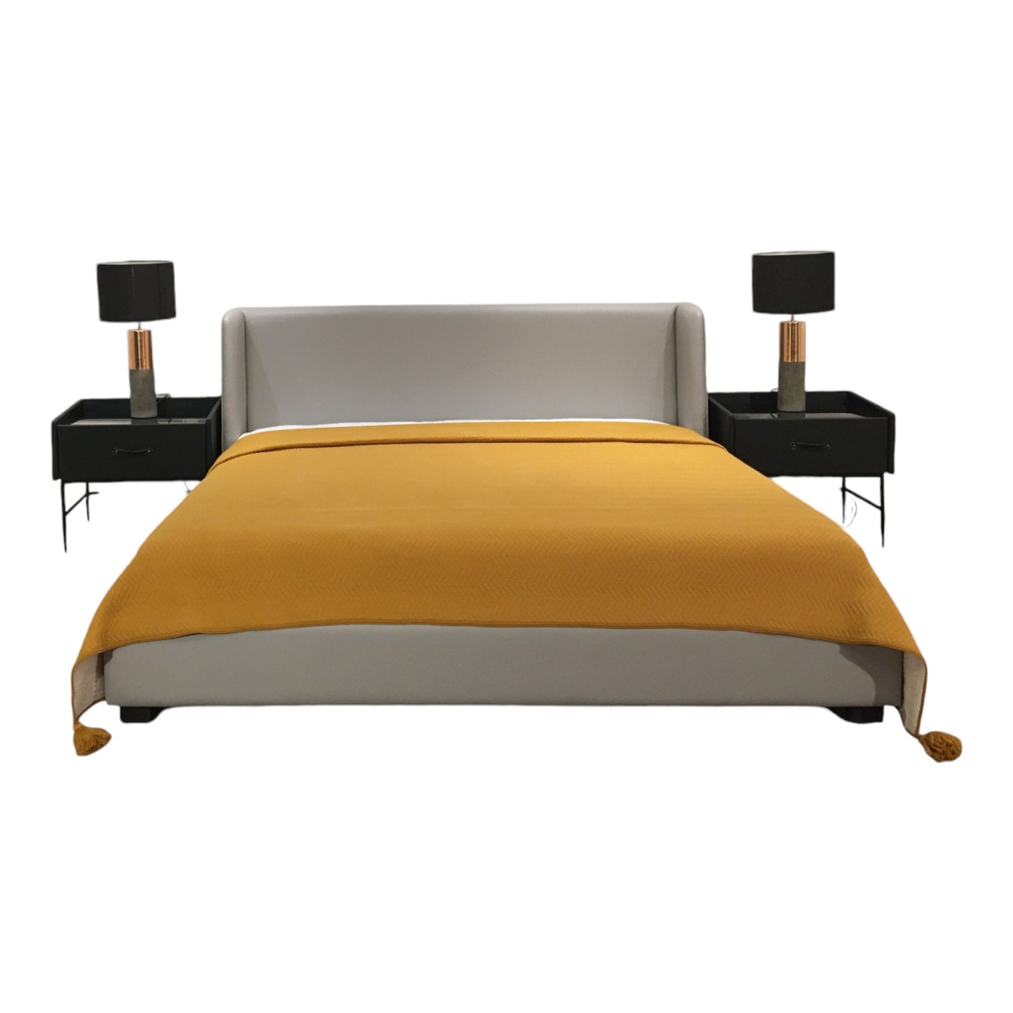 Gray Bed