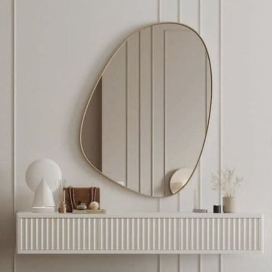 Deco Glow Premium Mirror with 2 drawer set