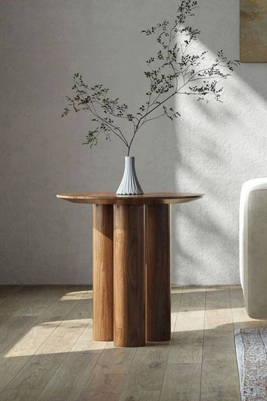 Polished End Table – Modern Wooden Side Table