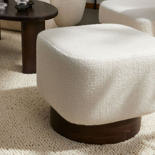 Velva Curve-Back Ottoman