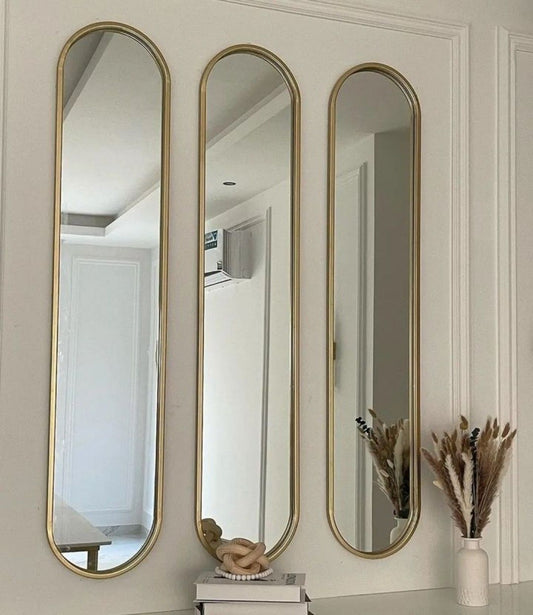DecoLux Full Mirror Set – Premium Deco Finish with Frame
